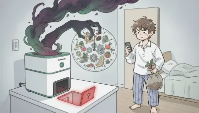 一人暮らし生ごみ処理機デメリットって本当？タイパを奪う落とし穴とは？
