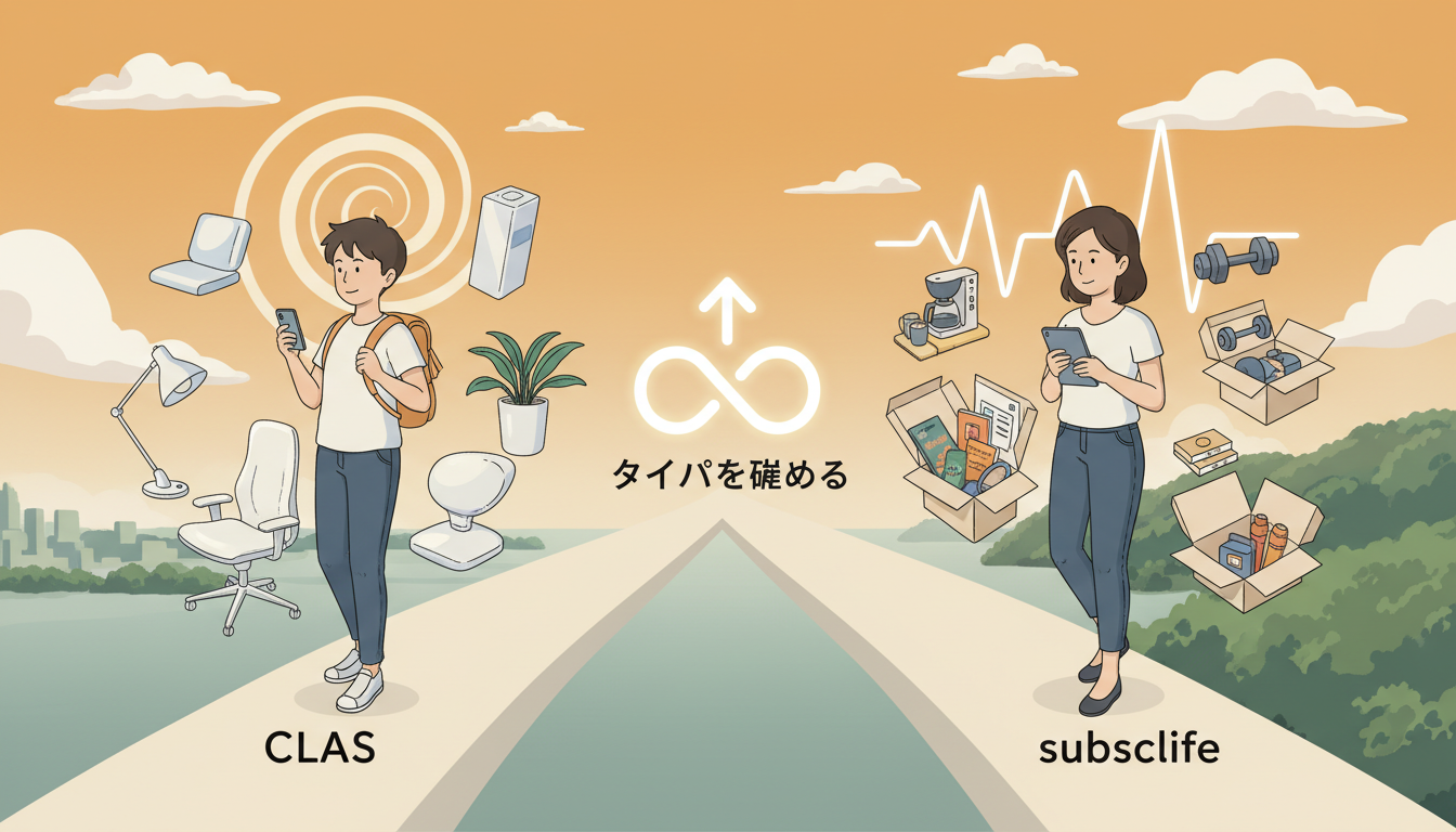 CLASとsubsclife、どっちがあなたのタイパを極める？