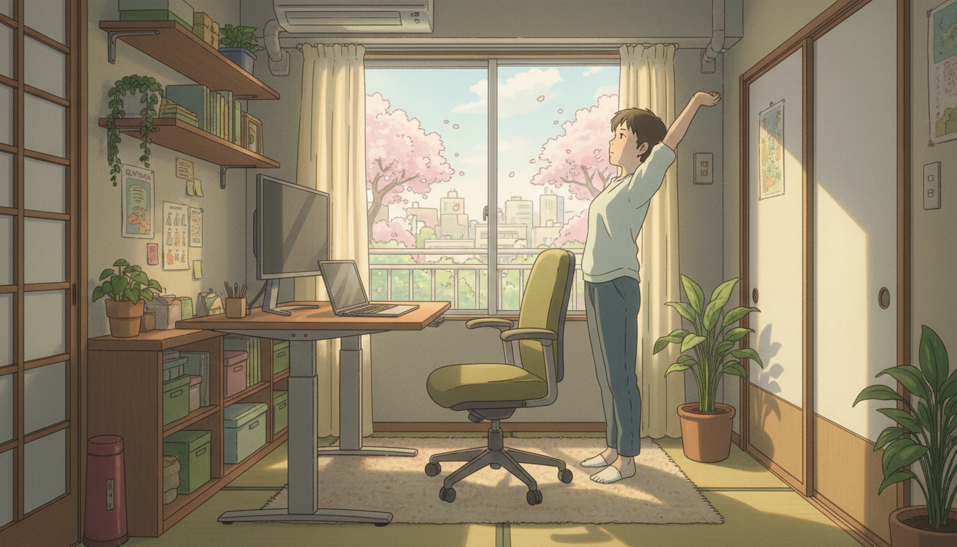 狭い部屋でも昇降式PCデスクっておすすめなの?