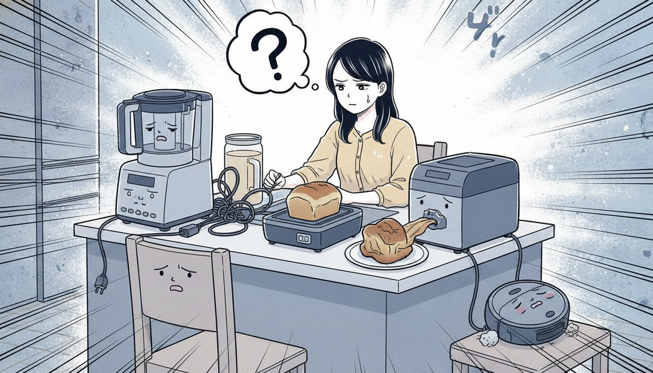 買って後悔した時短家電、どんなものがあるの?