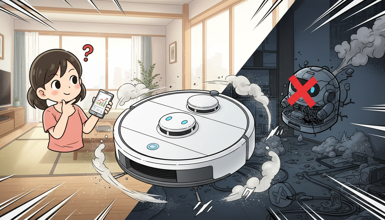 Roborock E5ロボット掃除機、コスパ最強?デメリットも知りたい!