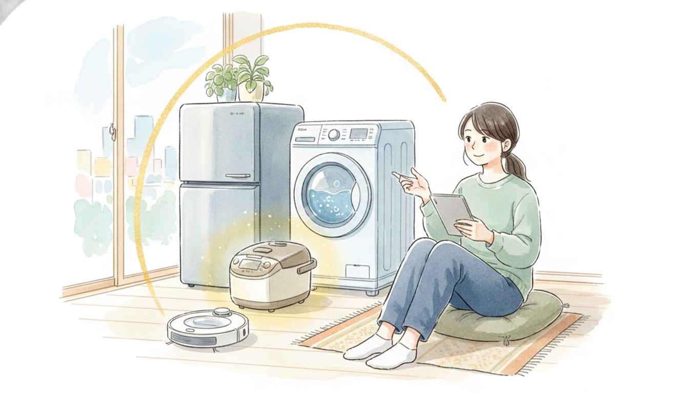 1人暮らしの家電、おすすめは「価格以上の価値」?