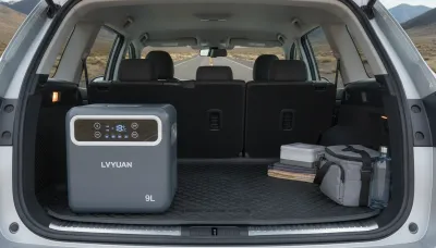 【実機レビュー】LVYUAN 9L車載冷蔵庫の本音口コミ！小型・急速冷凍でスペパ最強なミニ冷蔵庫