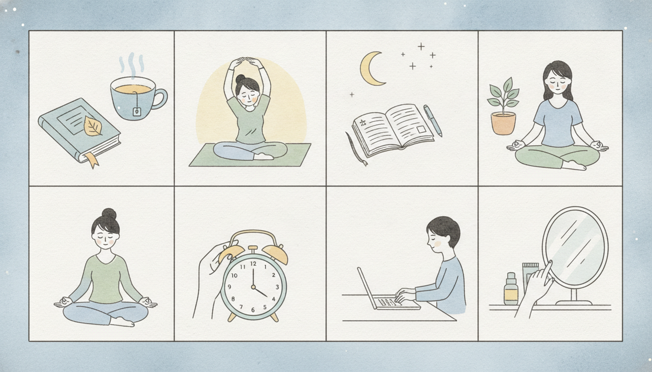 タイパ改善に夜のルーティン 7 選|生活を整えるシンプル習慣の習慣化は効果的?