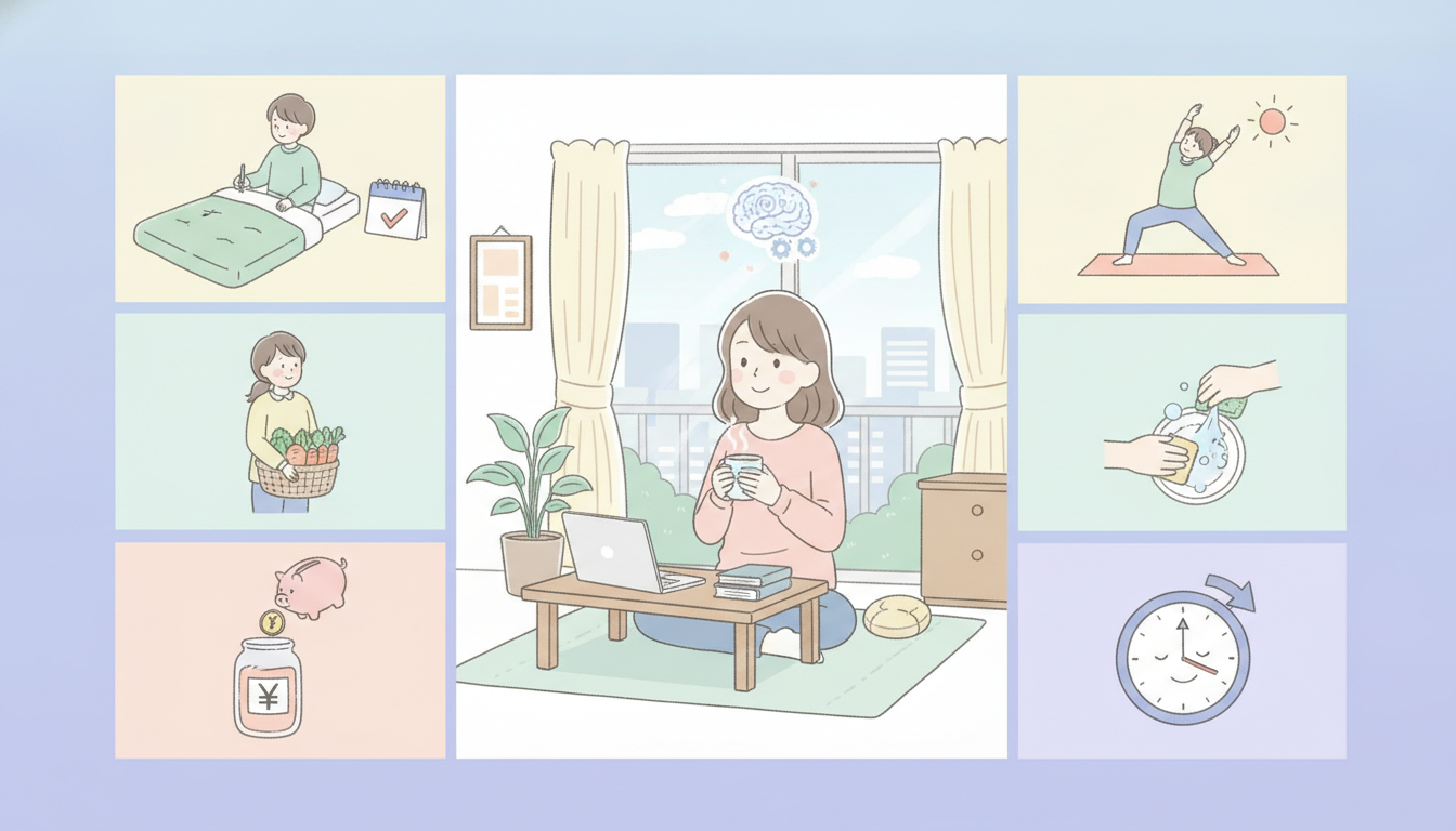 一人暮らし,暮らしを整える 7 習慣｜一人暮らしの基礎,習慣系とは？