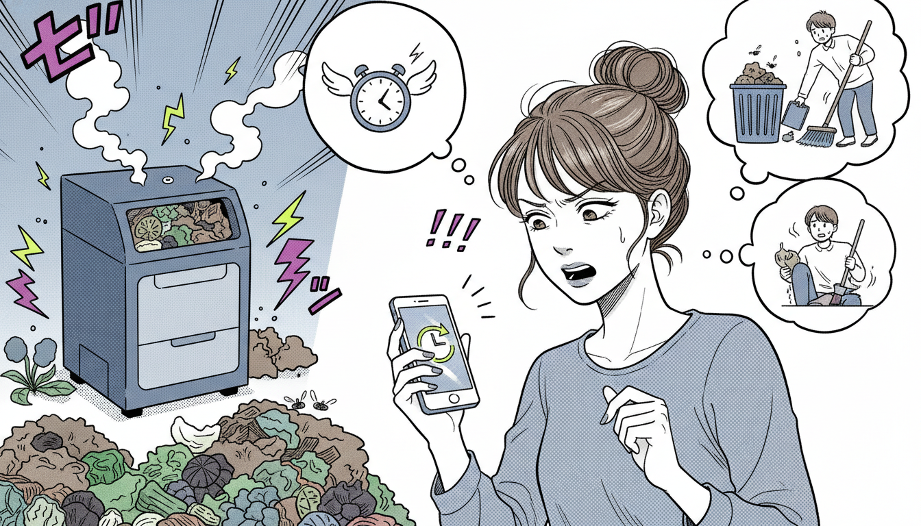 一人暮らしに生ごみ処理機は「タイパを奪う」可能性が高い?