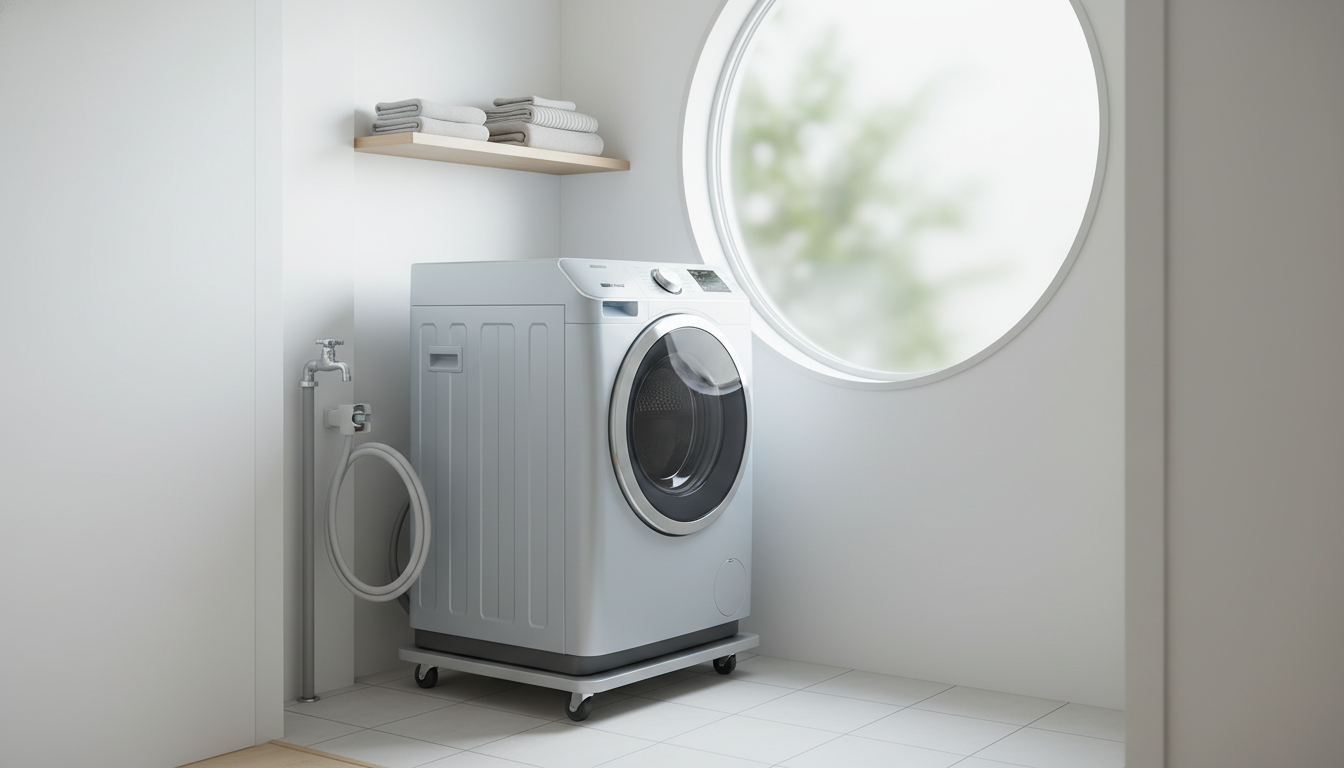 賃貸でも工事不要ドラム式洗濯機は設置できる！