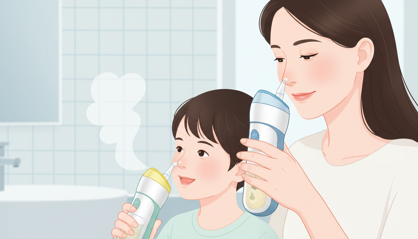 電動鼻吸い器は大人も使える!