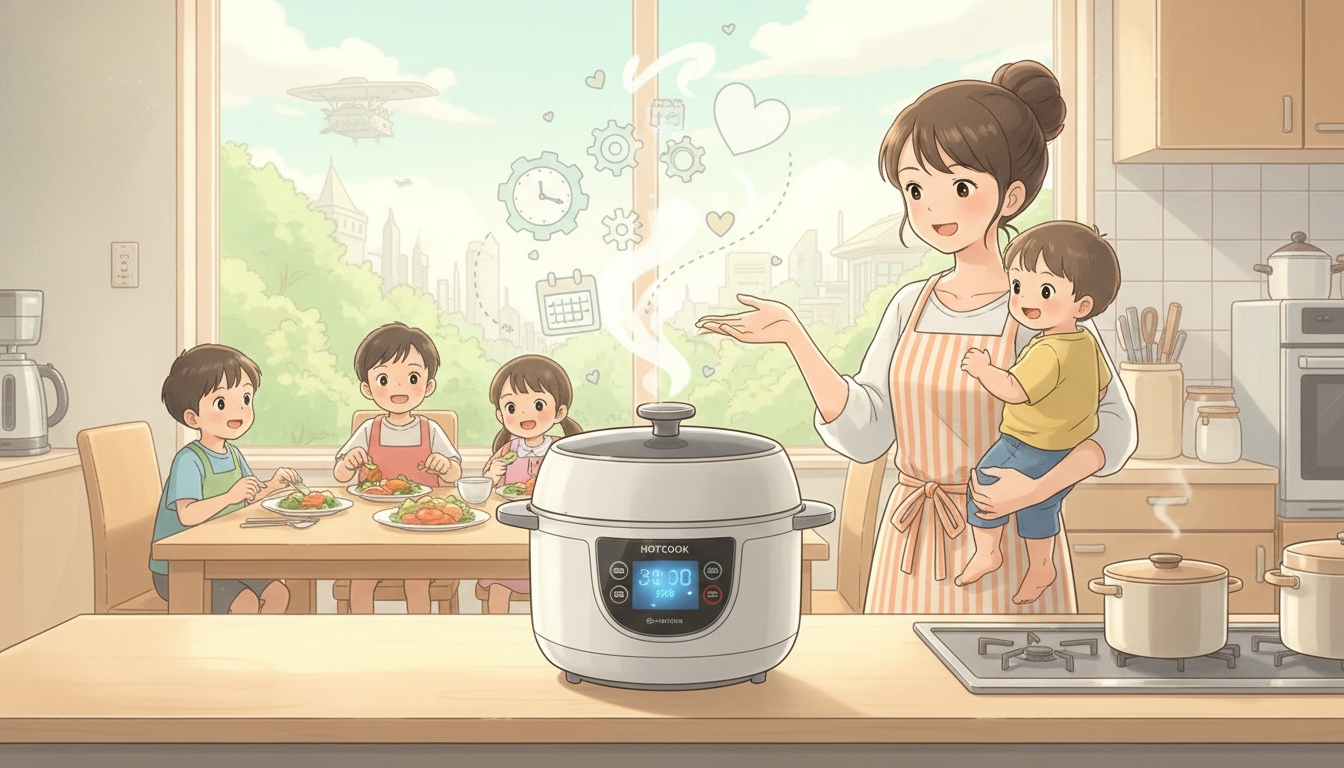 なぜホットクックがワーママの時間を劇的に変えるのか？