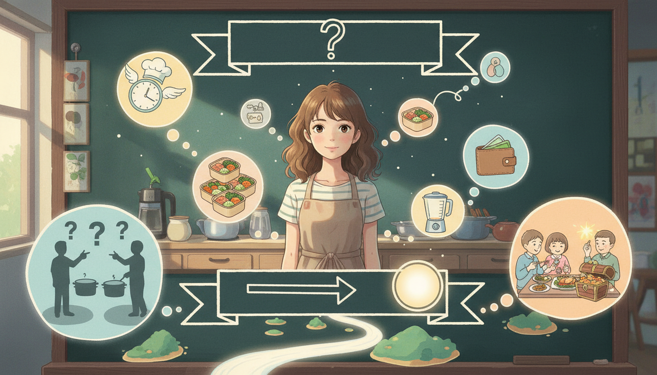 自炊のタイパを極めるキーワードは「具体的な悩み」と「明確なベネフィット」で決まる!