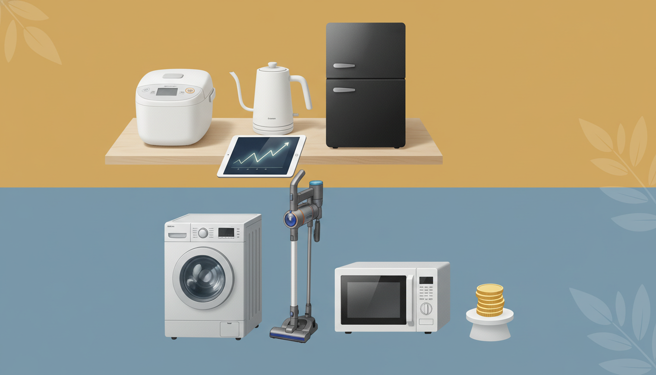 一人暮らしの家電は「最低限」と「価値」で選ぶのが結論