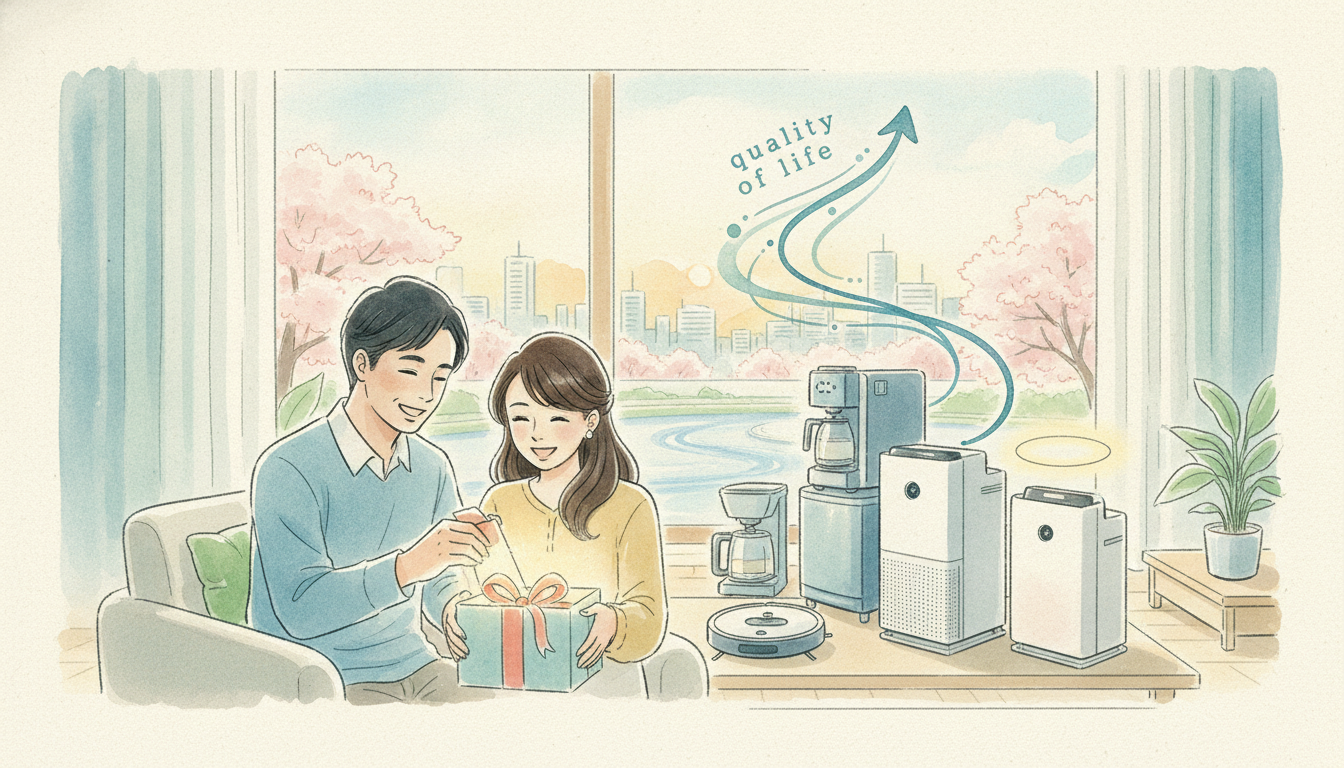 家電プレゼントで本当に喜ばれるのは「生活の質を上げる一台」なんです