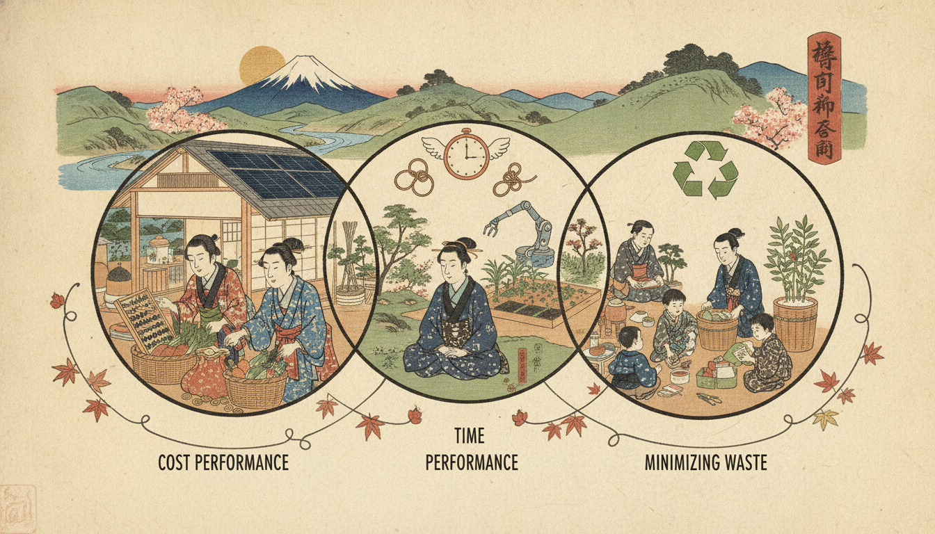 無駄を減らす暮らしは3つの視点で見直せるんですね