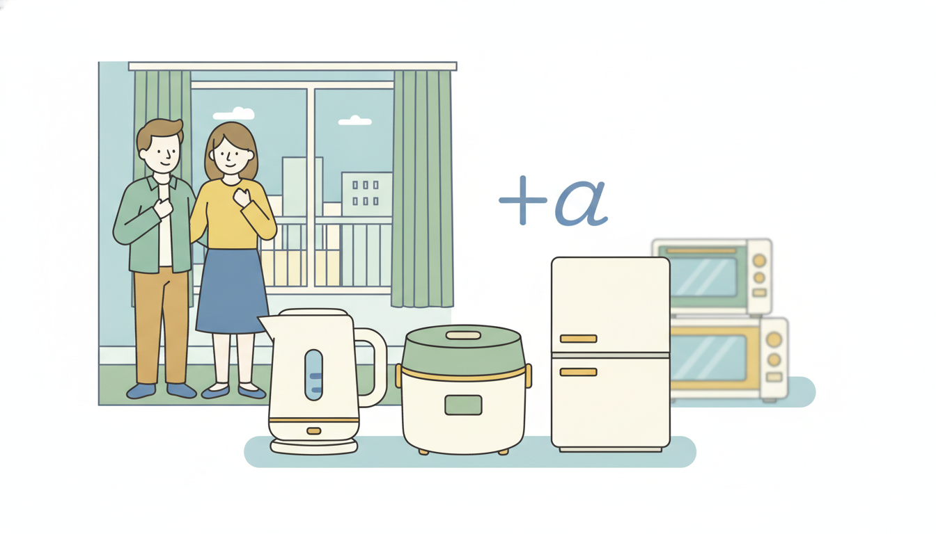 新生活の家電選びは「必需品3点+α」が賢い選択かもしれませんね