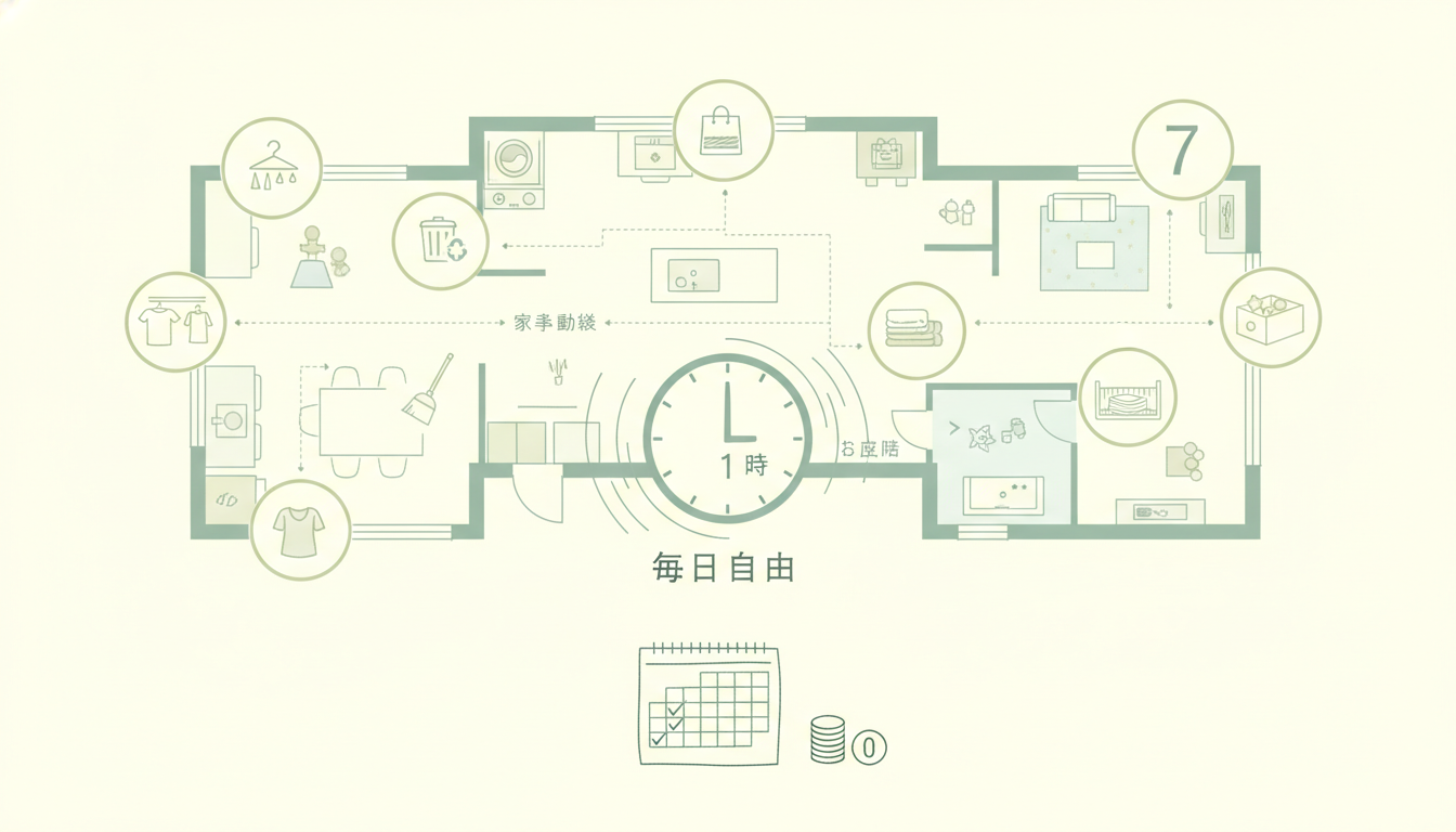 間取りの工夫は追加コストゼロで毎日1時間の自由を生み出す最高の投資です